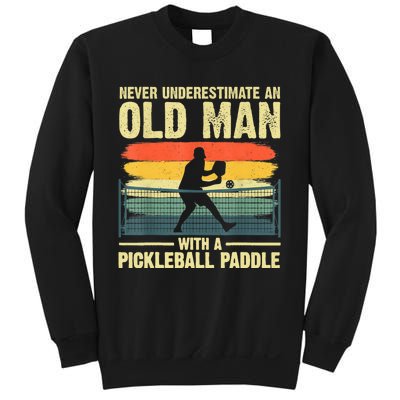 Cool Pickleball Design For Men Grandpa Pickleball Player Sweatshirt