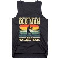 Cool Pickleball Design For Men Grandpa Pickleball Player Tank Top