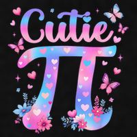 Cutie Pi Day Toddler Math Teacher Student Butterfly Pi 3.14 Ladies PosiCharge Tri-Blend Wicking Tank