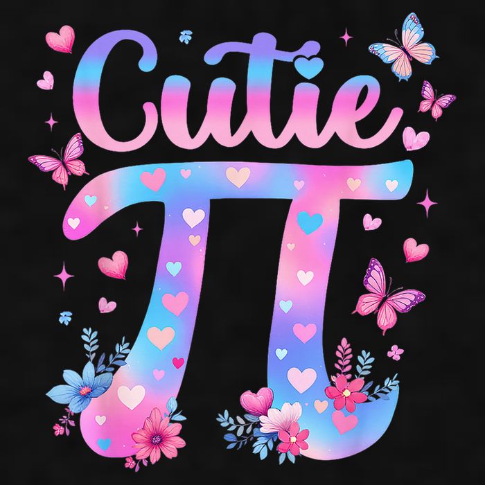 Cutie Pi Day Toddler Math Teacher Student Butterfly Pi 3.14 Ladies PosiCharge Tri-Blend Wicking Tank