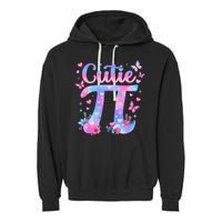 Cutie Pi Day Toddler Math Teacher Student Butterfly Pi 3.14 Garment-Dyed Fleece Hoodie