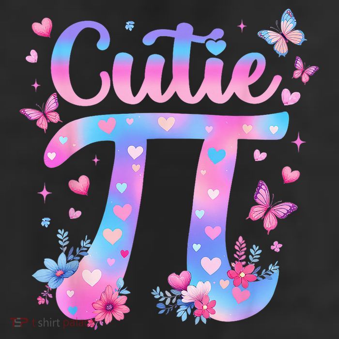 Cutie Pi Day Toddler Math Teacher Student Butterfly Pi 3.14 7 Panel Mesh Trucker Snapback Hat