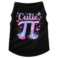 Cutie Pi Day Toddler Math Teacher Student Butterfly Pi 3.14 Doggie Tank