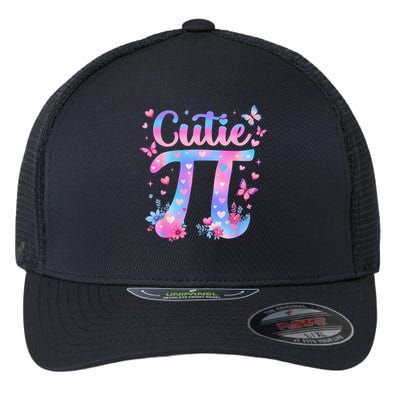 Cutie Pi Day Toddler Math Teacher Student Butterfly Pi 3.14 Flexfit Unipanel Trucker Cap