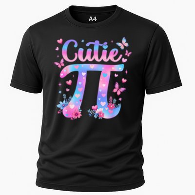 Cutie Pi Day Toddler Math Teacher Student Butterfly Pi 3.14 Performance Shirt