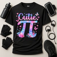 Cutie Pi Day Toddler Math Teacher Student Butterfly Pi 3.14 Performance Shirt