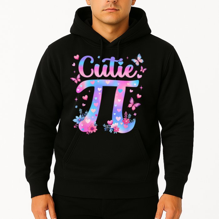 Cutie Pi Day Toddler Math Teacher Student Butterfly Pi 3.14 Hoodie