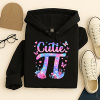 Cutie Pi Day Toddler Math Teacher Student Butterfly Pi 3.14 Hoodie