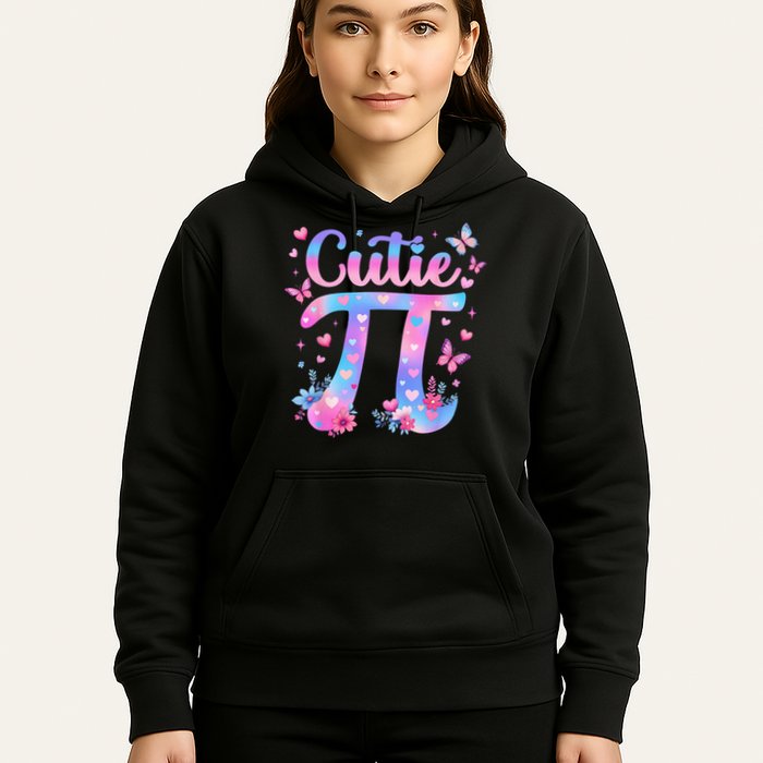 Cutie Pi Day Toddler Math Teacher Student Butterfly Pi 3.14 Hoodie