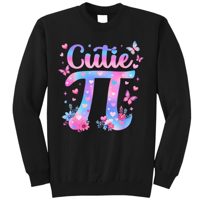 Cutie Pi Day Toddler Math Teacher Student Butterfly Pi 3.14 Sweatshirt