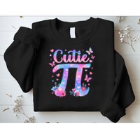 Cutie Pi Day Toddler Math Teacher Student Butterfly Pi 3.14 Sweatshirt