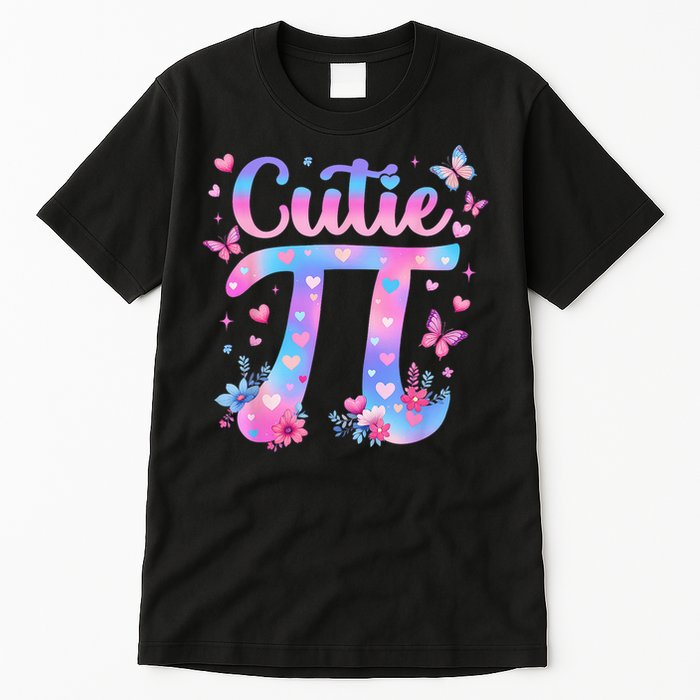 Cutie Pi Day Toddler Math Teacher Student Butterfly Pi 3.14 Tall T-Shirt