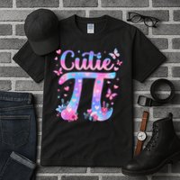 Cutie Pi Day Toddler Math Teacher Student Butterfly Pi 3.14 Tall T-Shirt