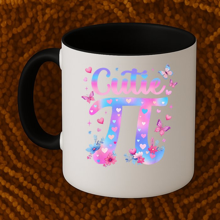 Cutie Pi Day Toddler Math Teacher Student Butterfly Pi 3.14 Coffee Mug