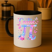 Cutie Pi Day Toddler Math Teacher Student Butterfly Pi 3.14 Coffee Mug