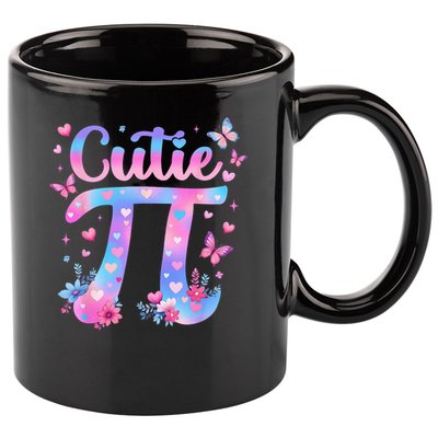Cutie Pi Day Toddler Math Teacher Student Butterfly Pi 3.14 11oz C Handle Ceramic Mug