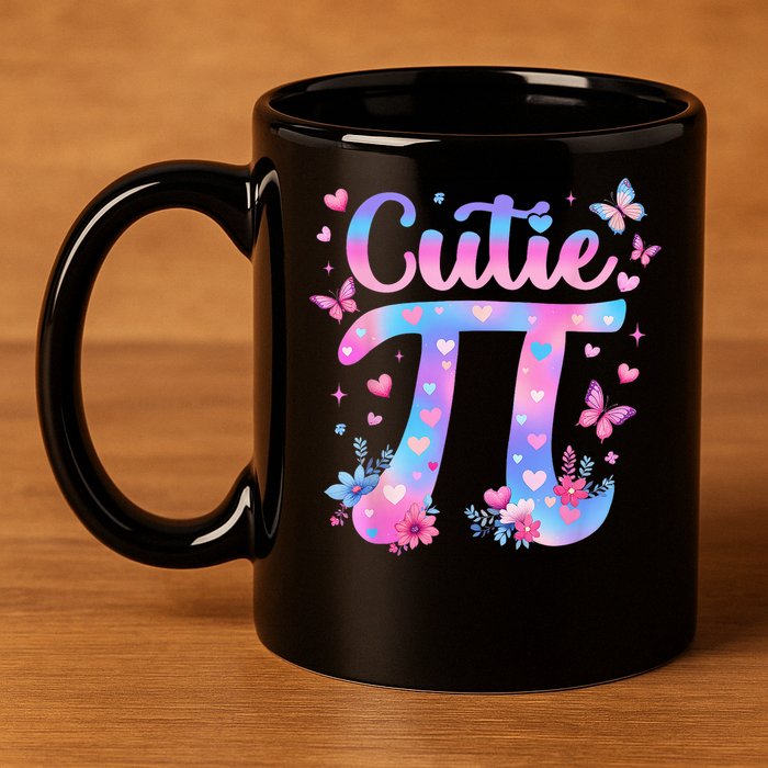 Cutie Pi Day Toddler Math Teacher Student Butterfly Pi 3.14 11oz C Handle Ceramic Mug