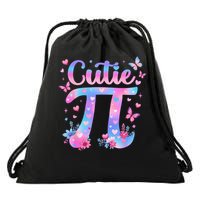Cutie Pi Day Toddler Math Teacher Student Butterfly Pi 3.14 Drawstring Bag