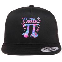 Cutie Pi Day Toddler Math Teacher Student Butterfly Pi 3.14 Flat Bill Trucker Hat