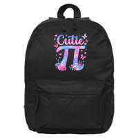 Cutie Pi Day Toddler Math Teacher Student Butterfly Pi 3.14 16 in Basic Backpack