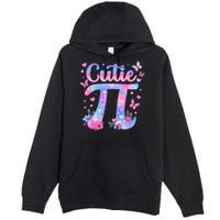 Cutie Pi Day Toddler Math Teacher Student Butterfly Pi 3.14 Premium Pullover Hoodie
