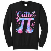 Cutie Pi Day Toddler Math Teacher Student Butterfly Pi 3.14 Tall Sweatshirt