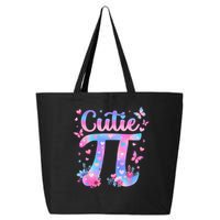 Cutie Pi Day Toddler Math Teacher Student Butterfly Pi 3.14 25L Jumbo Tote