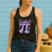 Cutie Pi Day Toddler Math Teacher Student Butterfly Pi 3.14 Womens Tank Top