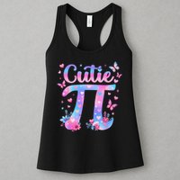 Cutie Pi Day Toddler Math Teacher Student Butterfly Pi 3.14 Womens Tank Top