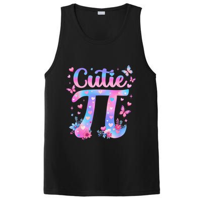Cutie Pi Day Toddler Math Teacher Student Butterfly Pi 3.14 PosiCharge Competitor Tank