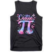 Cutie Pi Day Toddler Math Teacher Student Butterfly Pi 3.14 Tank Top