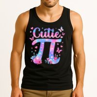 Cutie Pi Day Toddler Math Teacher Student Butterfly Pi 3.14 Tank Top