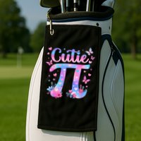 Cutie Pi Day Toddler Math Teacher Student Butterfly Pi 3.14 Golf Towel