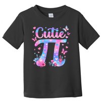Cutie Pi Day Toddler Math Teacher Student Butterfly Pi 3.14 Toddler T-Shirt