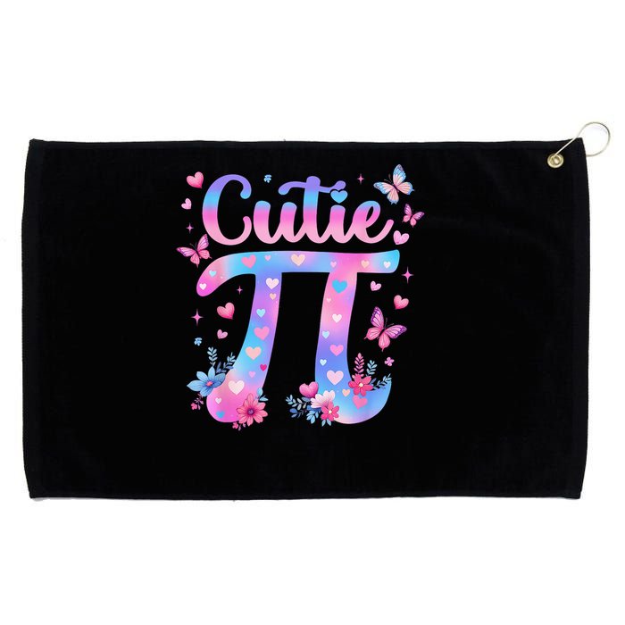 Cutie Pi Day Toddler Math Teacher Student Butterfly Pi 3.14 Grommeted Golf Towel