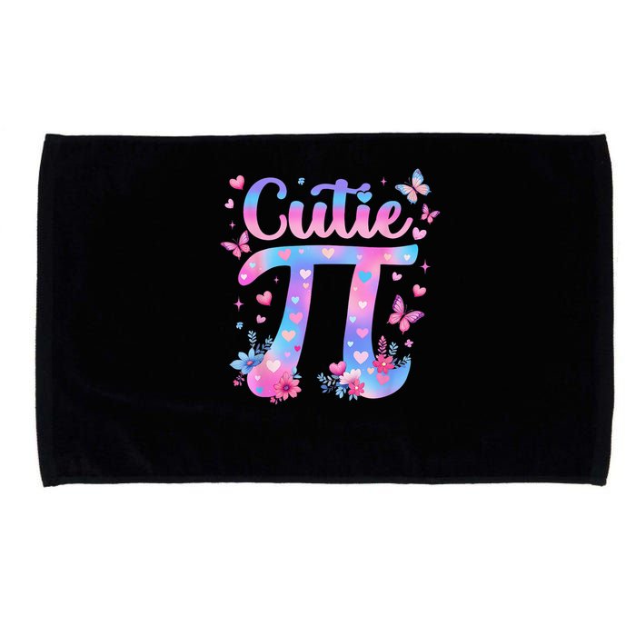Cutie Pi Day Toddler Math Teacher Student Butterfly Pi 3.14 Microfiber Hand Towel