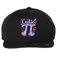 Cutie Pi Day Toddler Math Teacher Student Butterfly Pi 3.14 Wool Snapback Cap