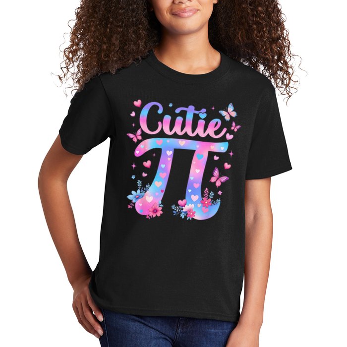 Cutie Pi Day Toddler Math Teacher Student Butterfly Pi 3.14 Kids T-Shirt