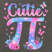 Cutie Pi Day Toddler Math Teacher Student Butterfly Pi 3.14 Cotton Canvas Backpack