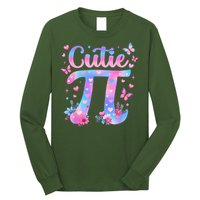 Cutie Pi Day Toddler Math Teacher Student Butterfly Pi 3.14 Long Sleeve Shirt