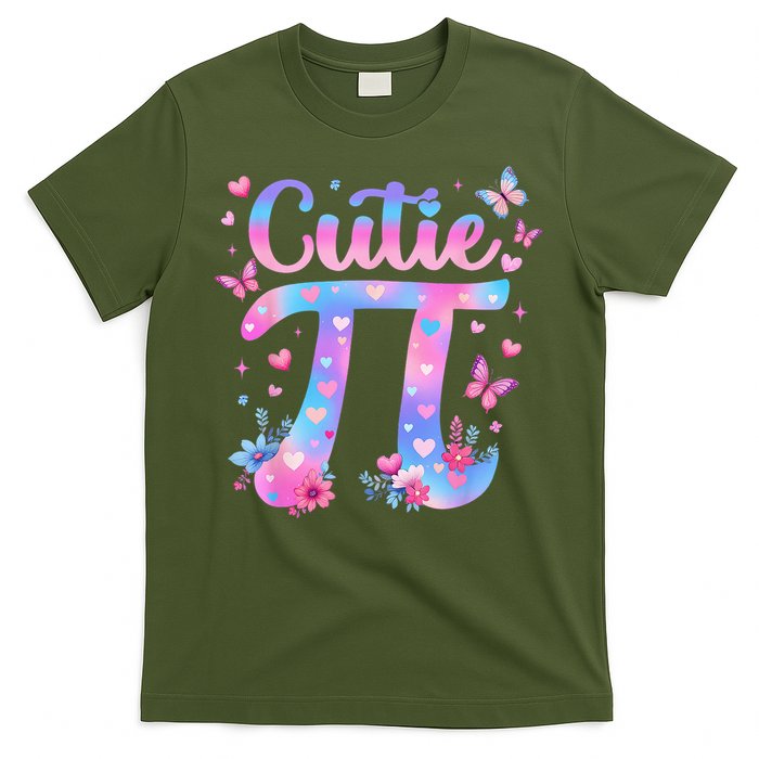 Cutie Pi Day Toddler Math Teacher Student Butterfly Pi 3.14 T-Shirt