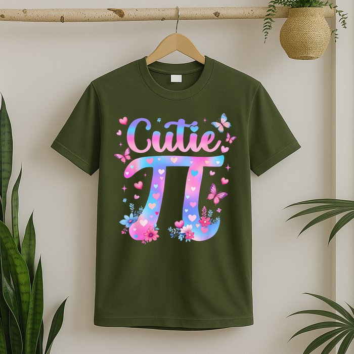 Cutie Pi Day Toddler Math Teacher Student Butterfly Pi 3.14 T-Shirt