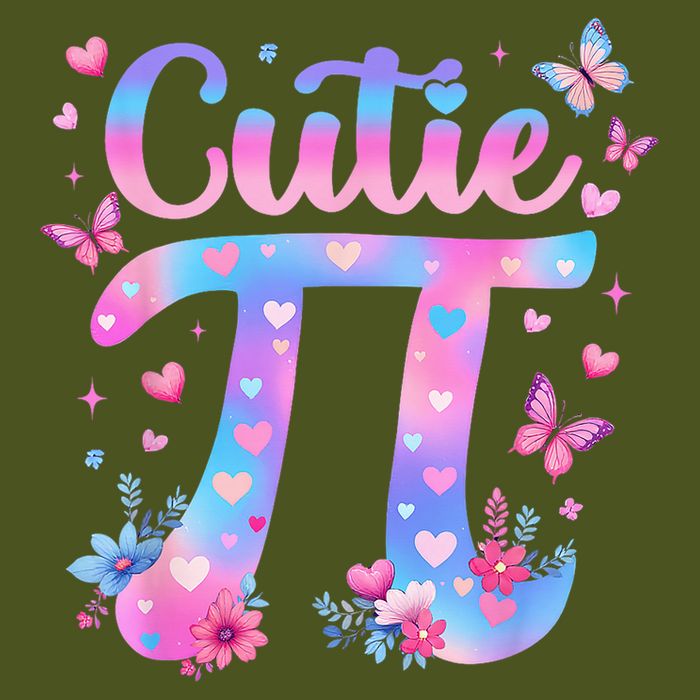 Cutie Pi Day Toddler Math Teacher Student Butterfly Pi 3.14 Sustainable Bucket Hat