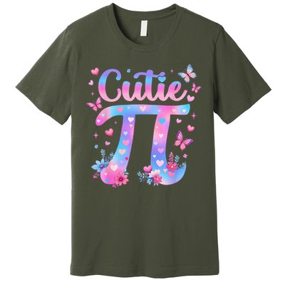 Cutie Pi Day Toddler Math Teacher Student Butterfly Pi 3.14 Premium T-Shirt