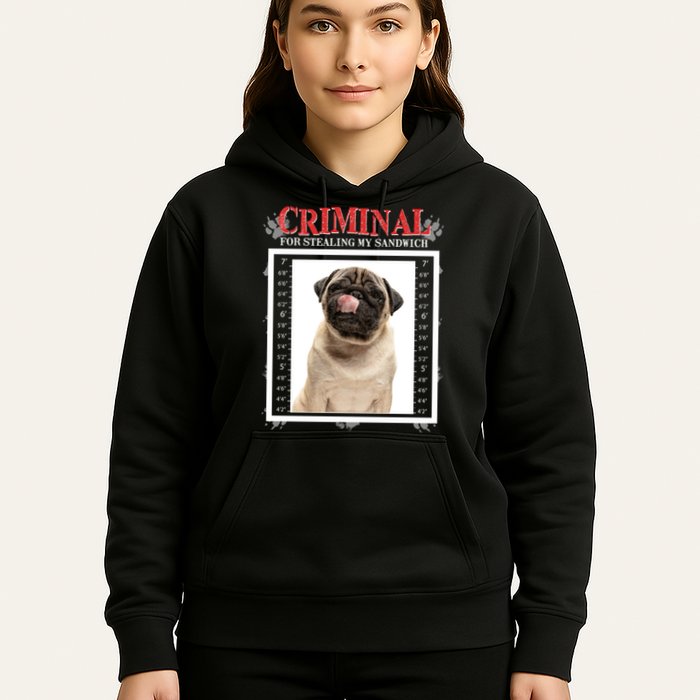 Custom Photo Dog Criminal For Stealing My Sandwich Hoodie