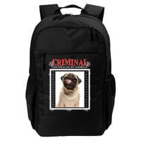 Custom Photo Dog Criminal For Stealing My Sandwich Backpack
