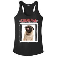 Custom Photo Dog Criminal For Stealing My Sandwich Ladies PosiCharge Competitor Racerback Tank