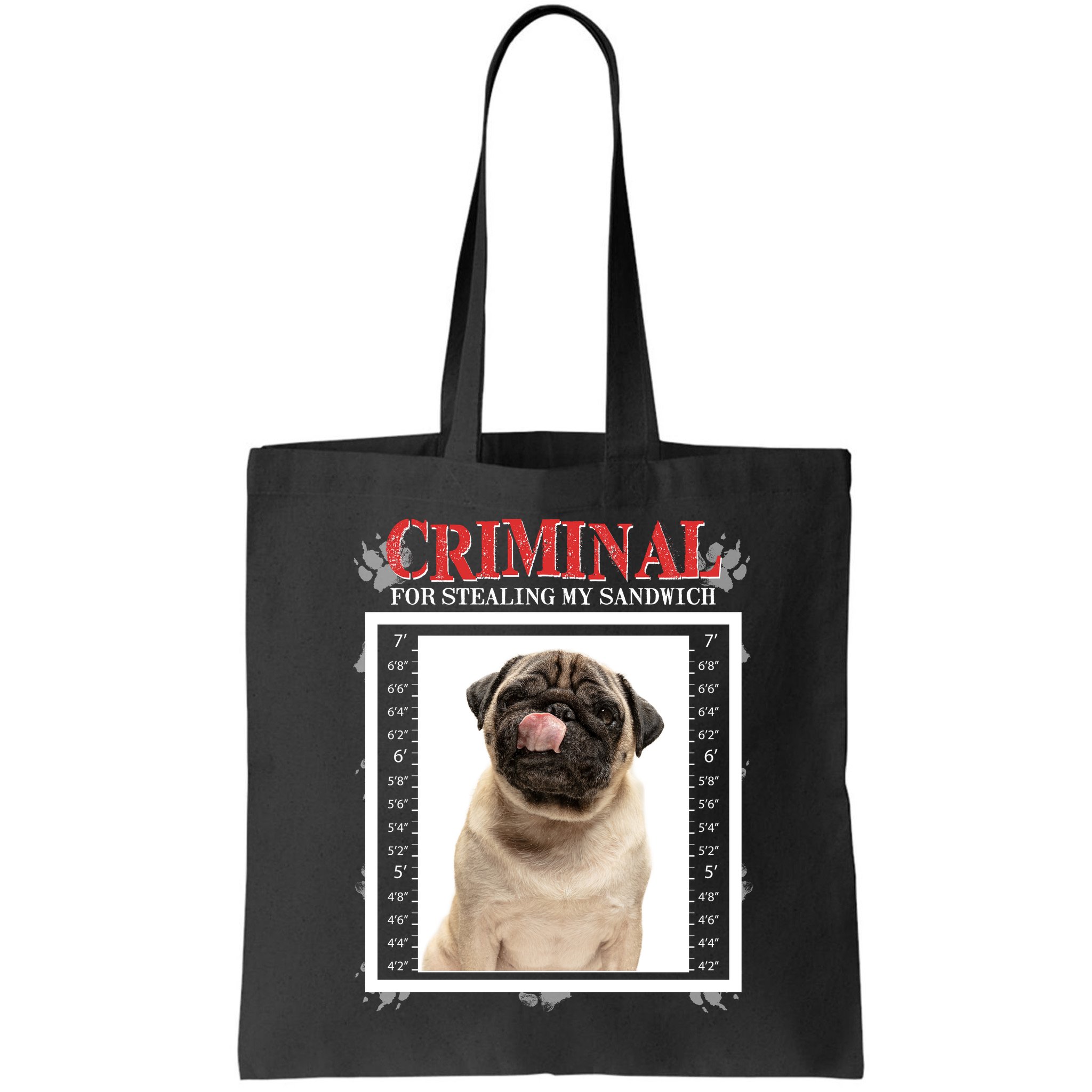 Custom Photo Dog Criminal For Stealing My Sandwich Bag