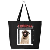 Custom Photo Dog Criminal For Stealing My Sandwich 25L Jumbo Tote