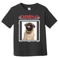 Custom Photo Dog Criminal For Stealing My Sandwich Toddler T-Shirt
